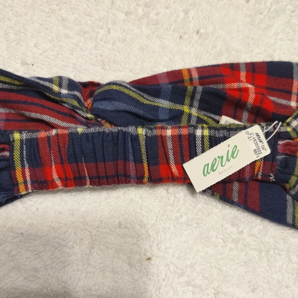 NWT - AERIE FLANNEL Twist Headband